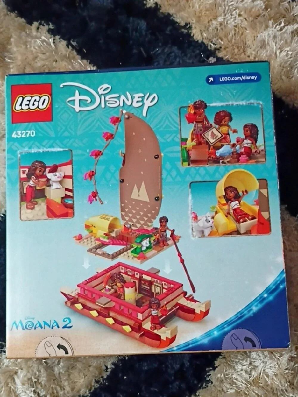 LEGO Disney Moana 2 43270 Moana's Adventure Canoe